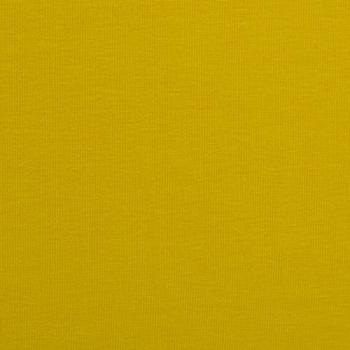 Preview: Swafing Vanessa FS26 Baumwoll Jersey Uni Senf 314